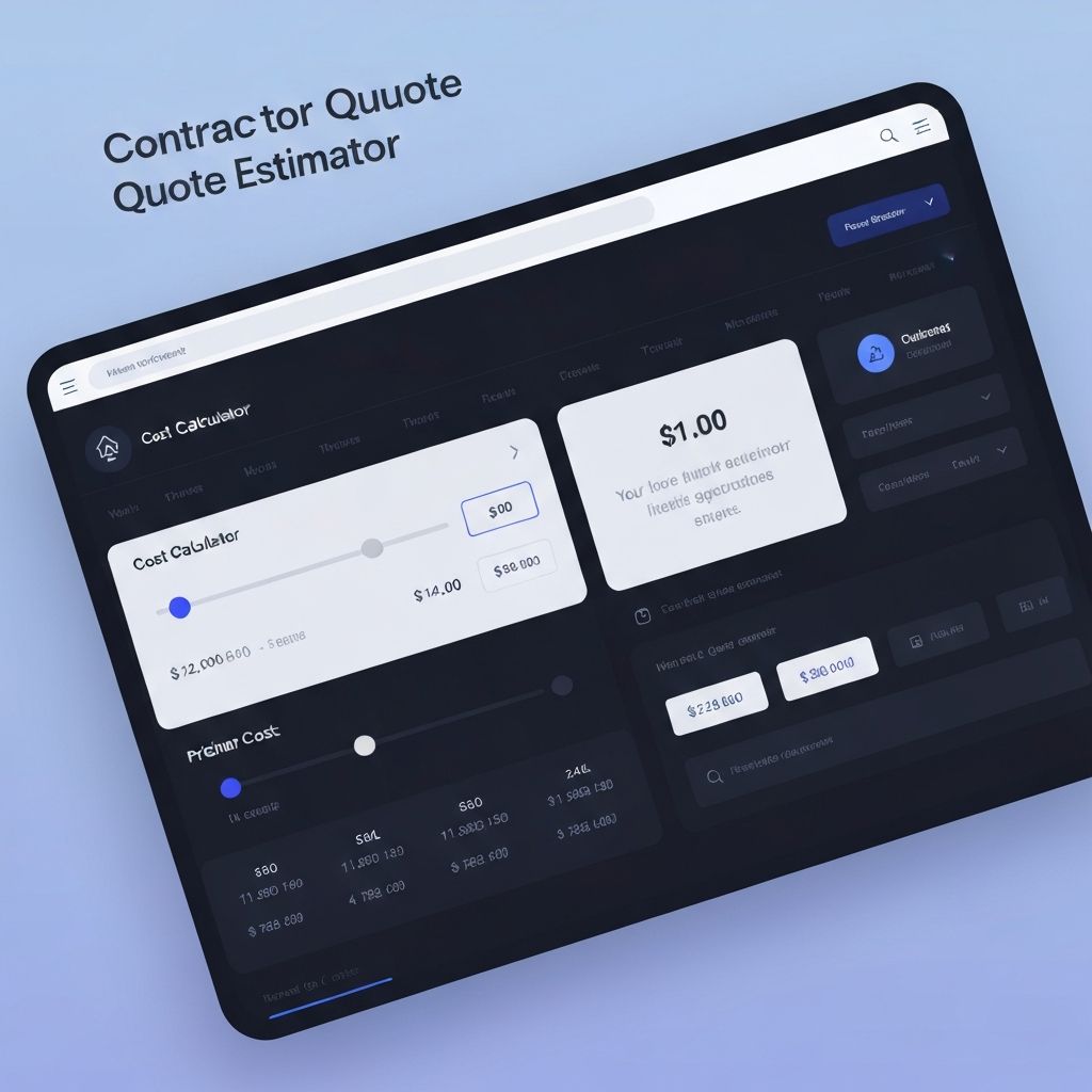 Cost Estimator Tools
